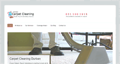 Desktop Screenshot of carpetcleaningdurban.com